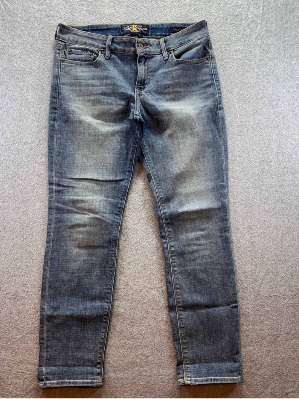 LUCKY BRAND LOLITA CAPRI JEANS WOMEN'S SIZE 6/28 DENIM